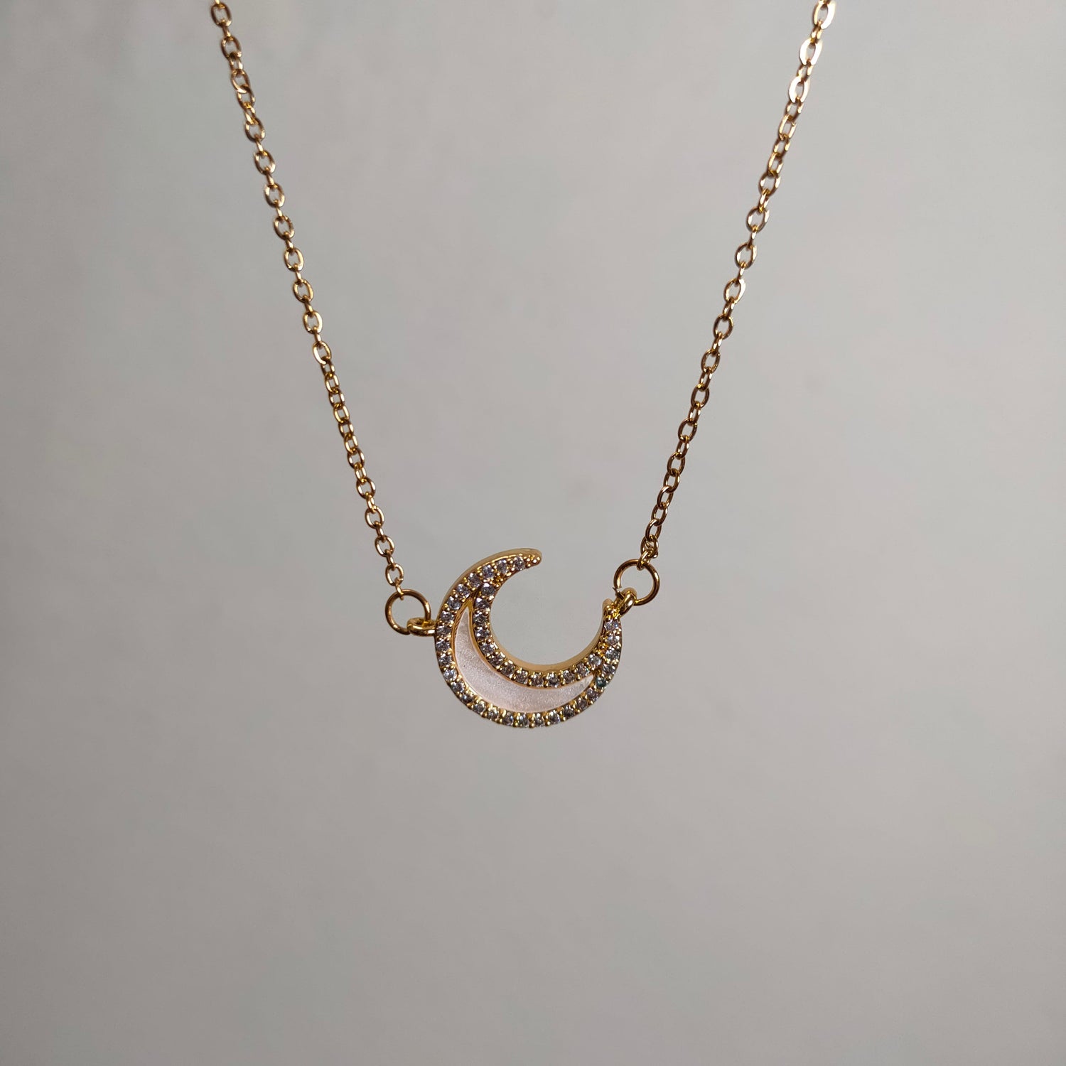 Moon Pendant Necklace