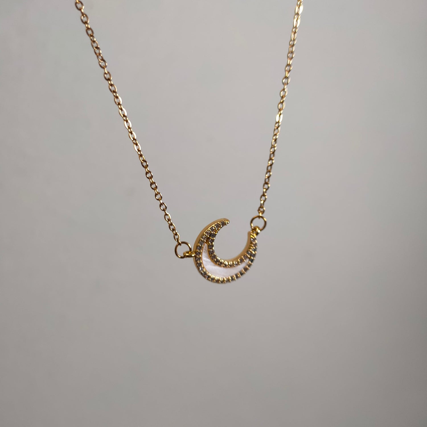 Moon Pendant Necklace