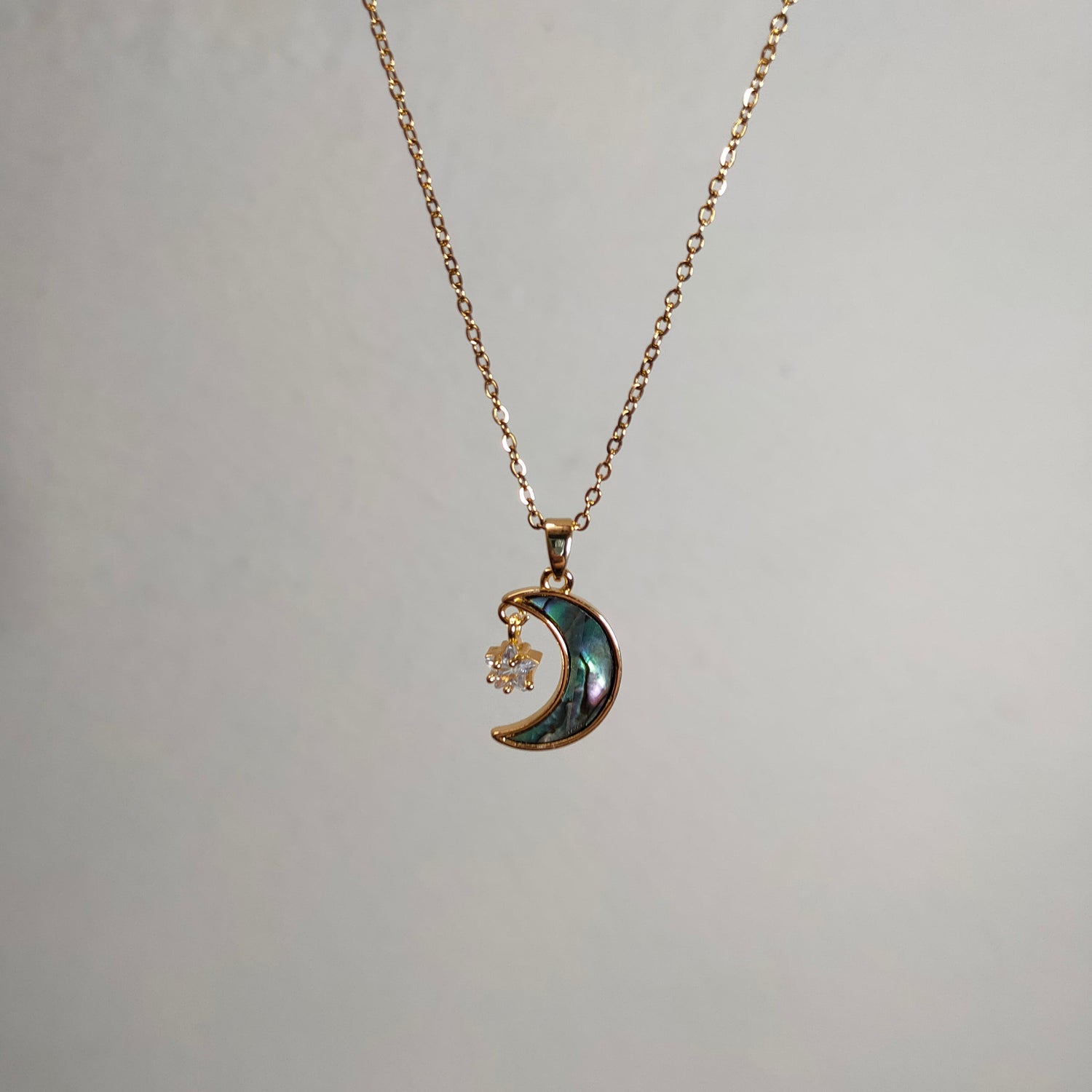 Moon Star Pendant Necklace