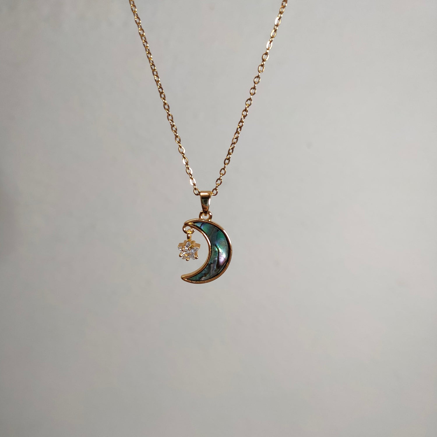 Moon Star Pendant Necklace