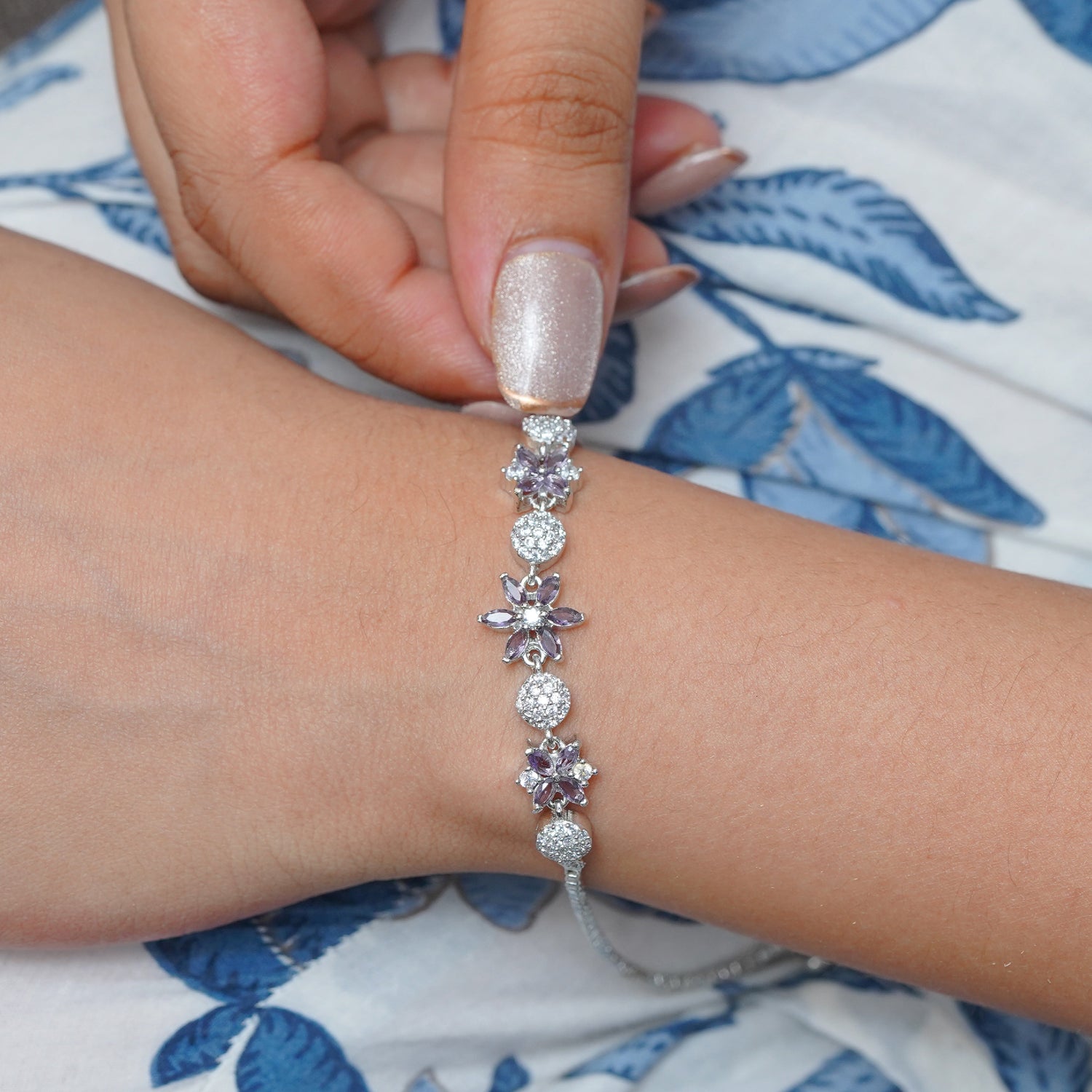 Motif Tennis Bracelet