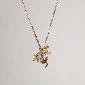 Floral Pendant Necklace