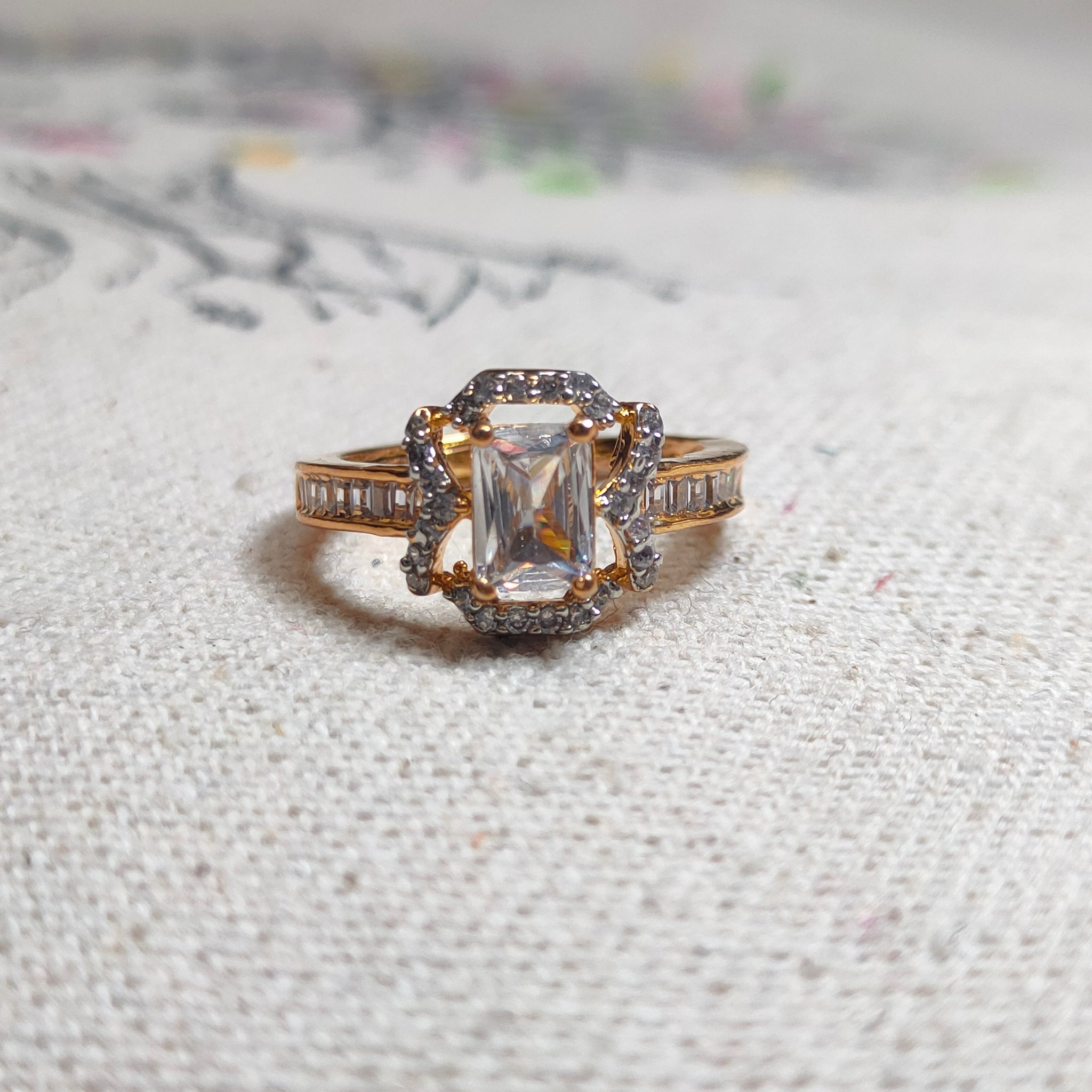 Halo Gemstone Rings